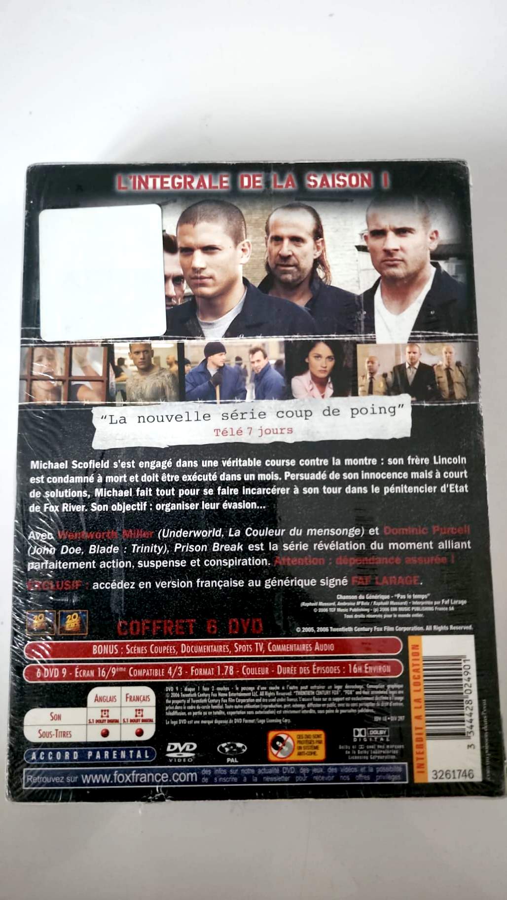 Prison Break – code-barres 3344428024901