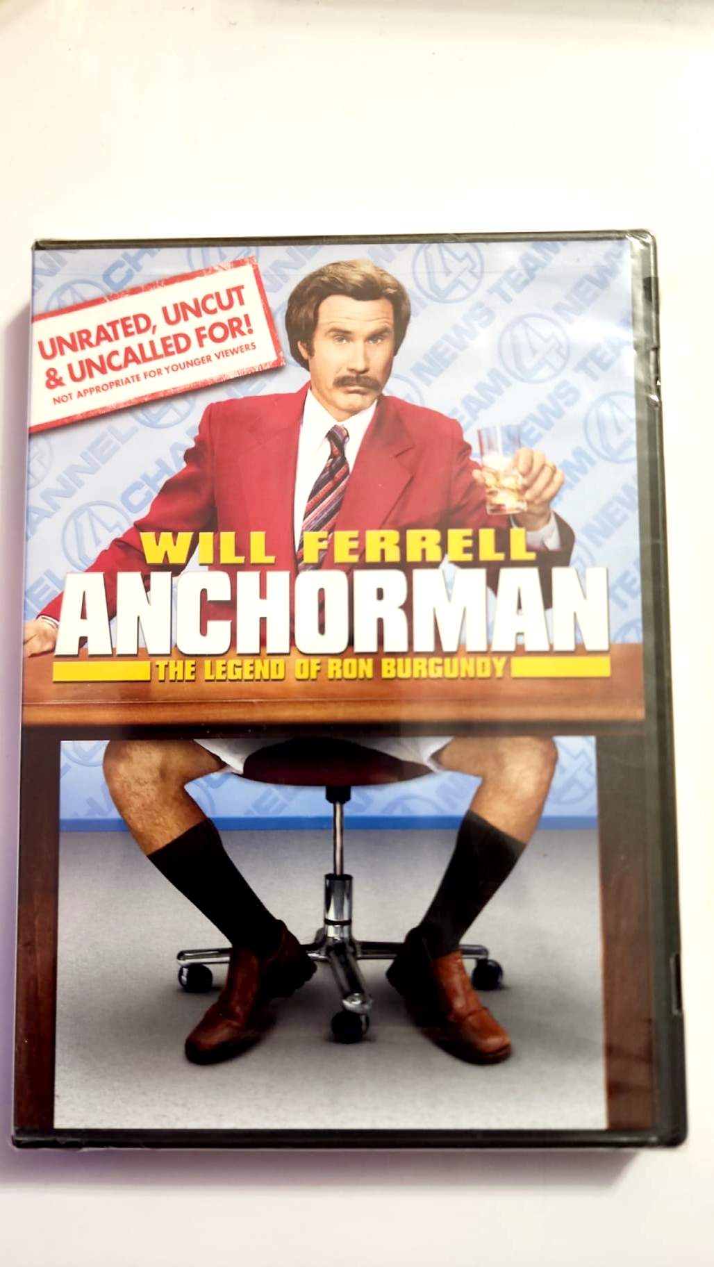 Anchorman DVD DreamWorks Unrated Widescreen – recto