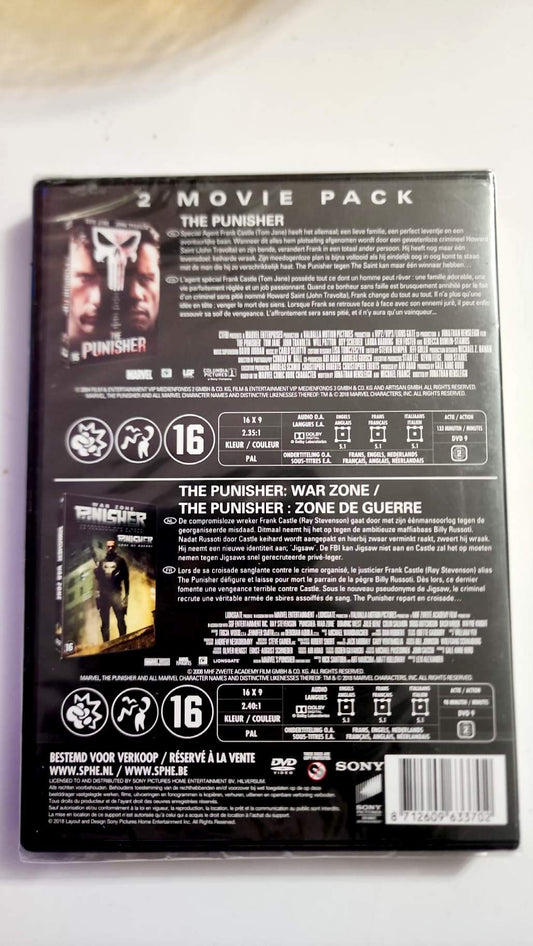 The Punisher + Punisher : War Zone – Coffret 2 DVD Sony