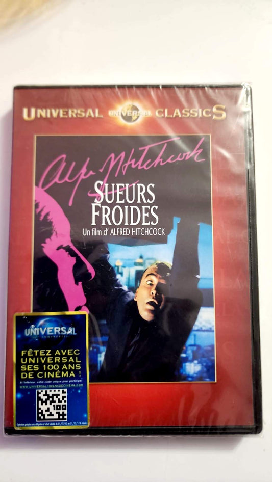 Sueurs froides Universal Classics DVD – recto