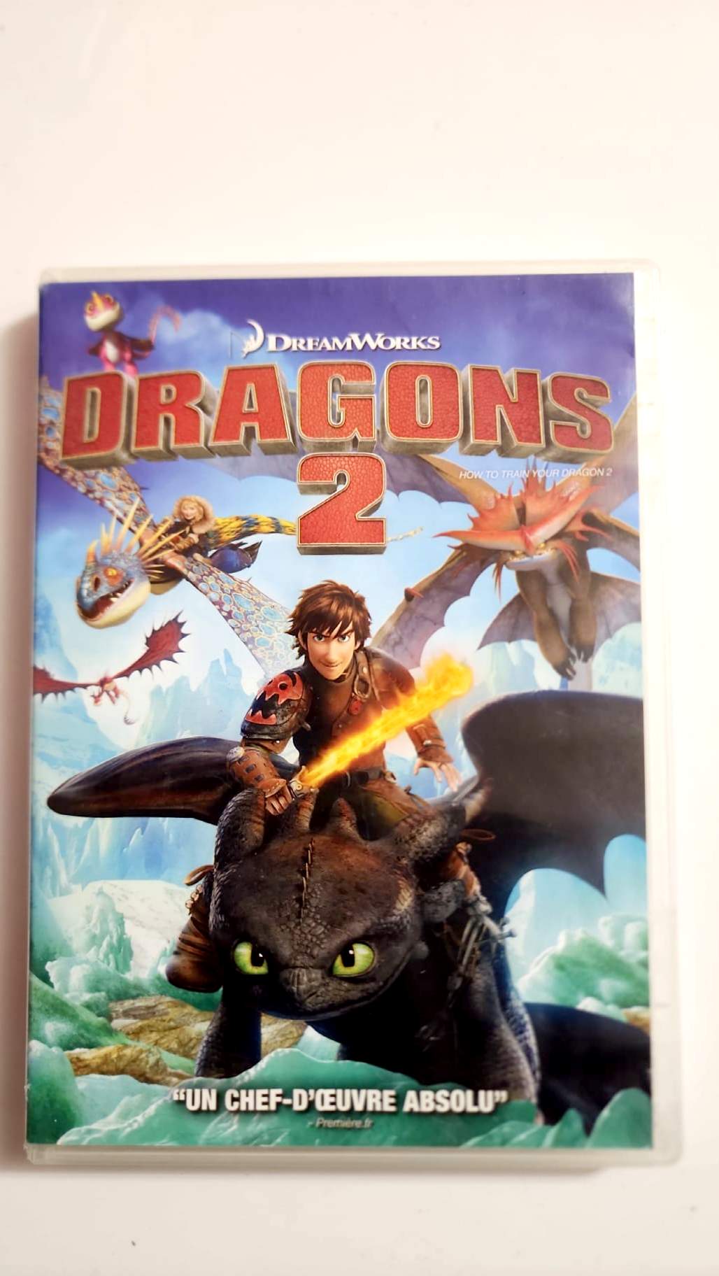 Référence imprimée sur cette édition du DVD Dragons 2