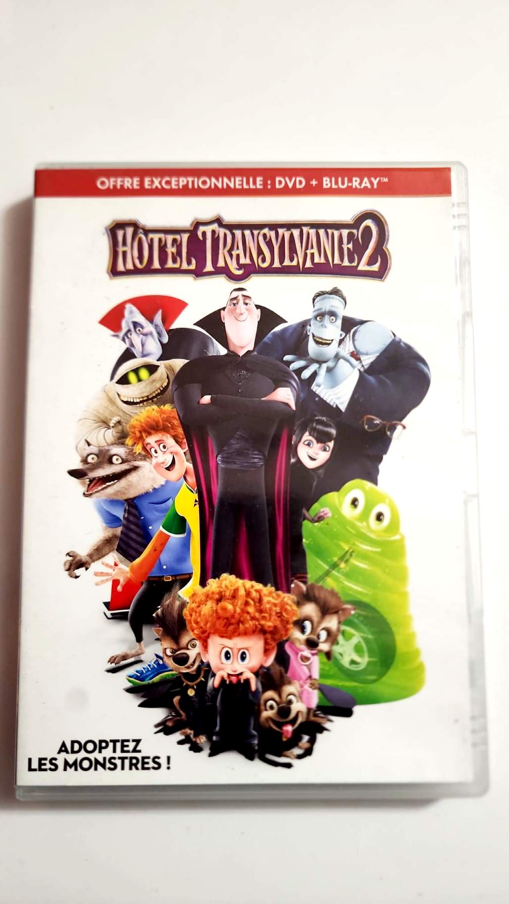Informations et code-barres du coffret Hôtel Transylvanie 2