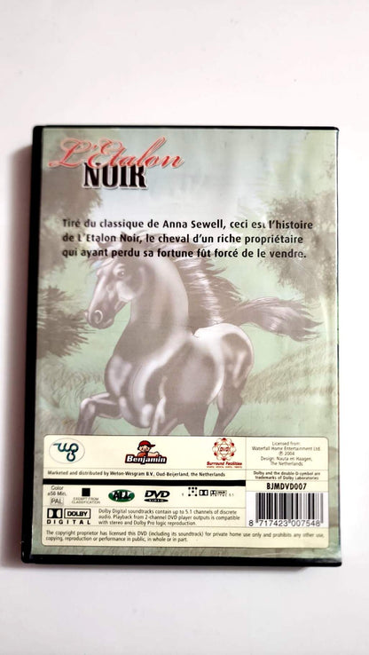 Jaquette arrière du DVD L’Étalon Noir avec le code-barres 8717423007548