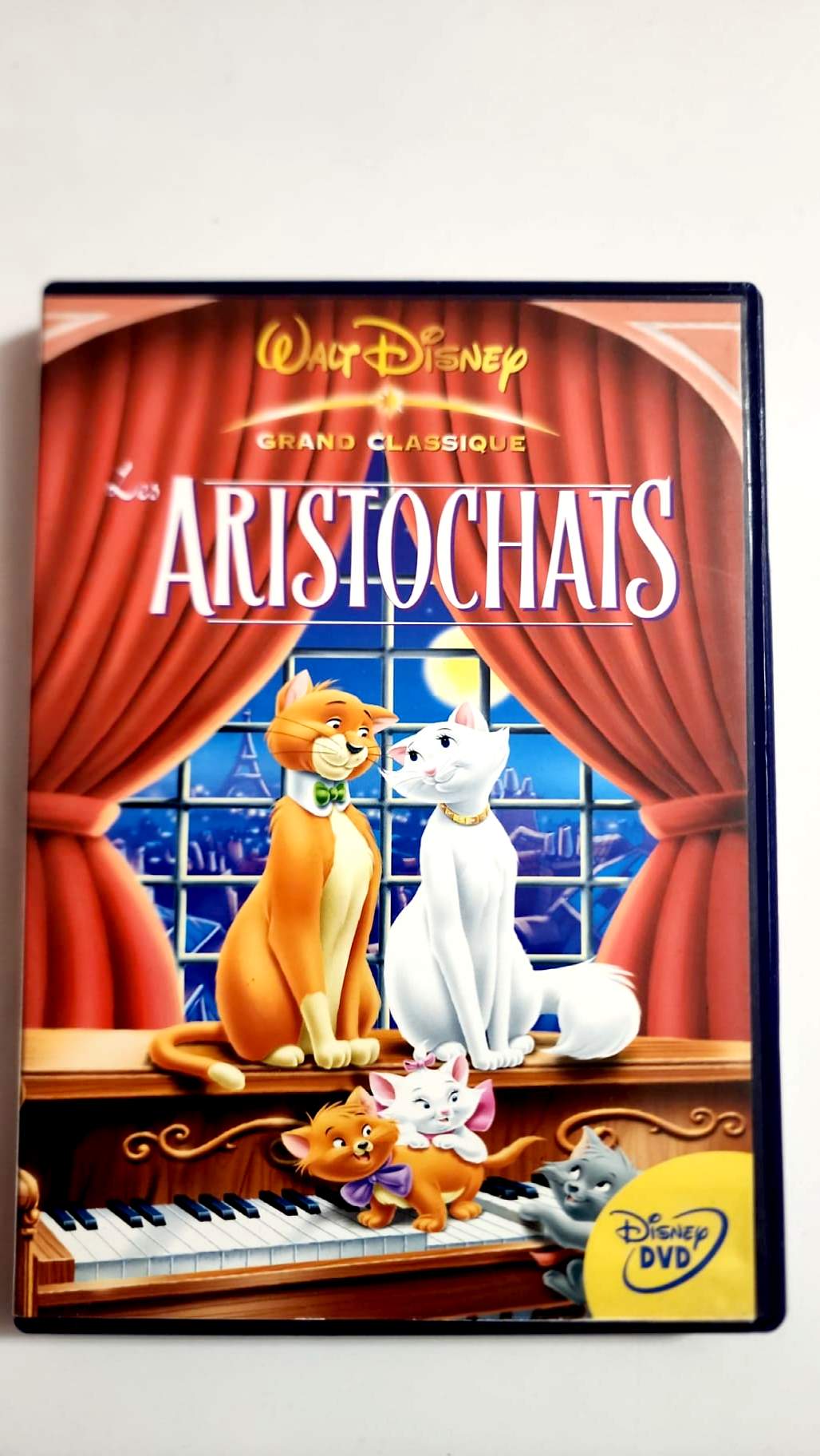 Dos de la jaquette du DVD Les Aristochats