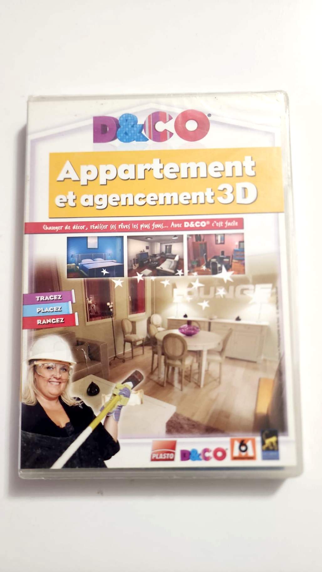 D&CO Appartement et agencement 3D – face avant du logiciel PC