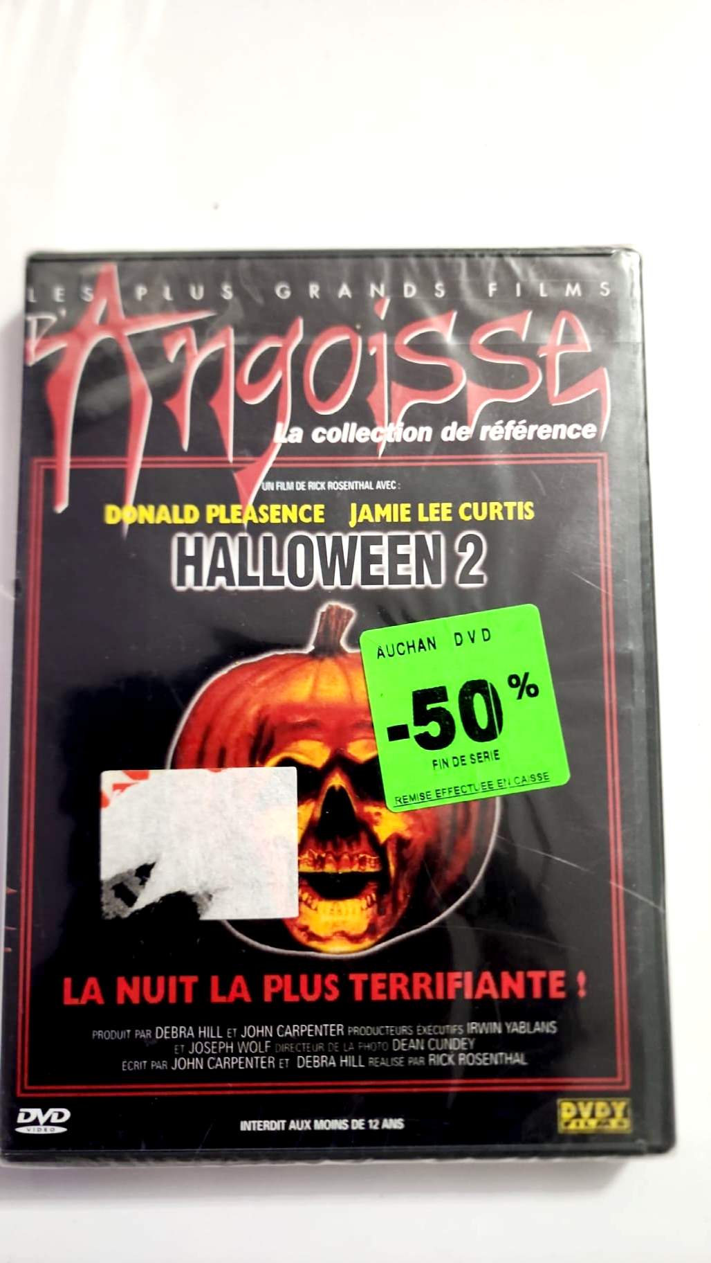 Halloween 2 DVDY collection Angoisse recto