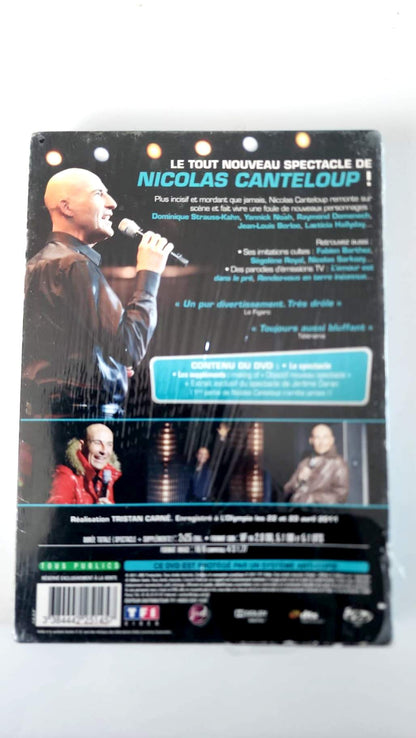 Nicolas Canteloup n’arrête jamais ! DVD, jaquette arrière