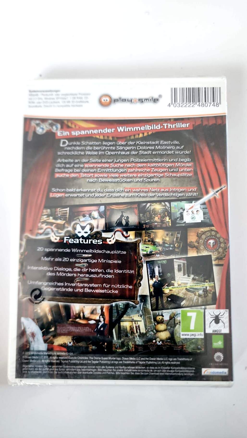 Eastville Chronicles : Fluch des Opernhauses – Jeu PC en allemand – Neuf