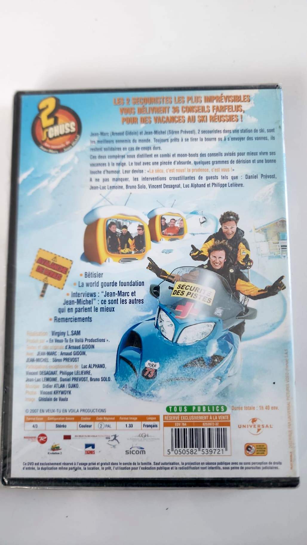 2 Schuss, dos du DVD et caractéristiques