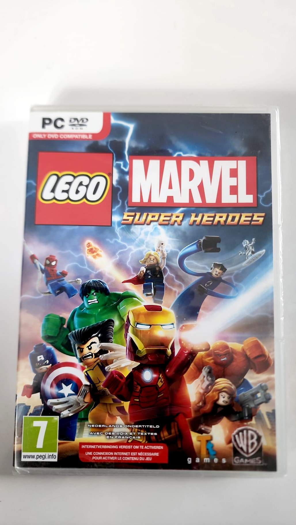 LEGO Marvel Super Heroes PC DVD-ROM, jaquette avant