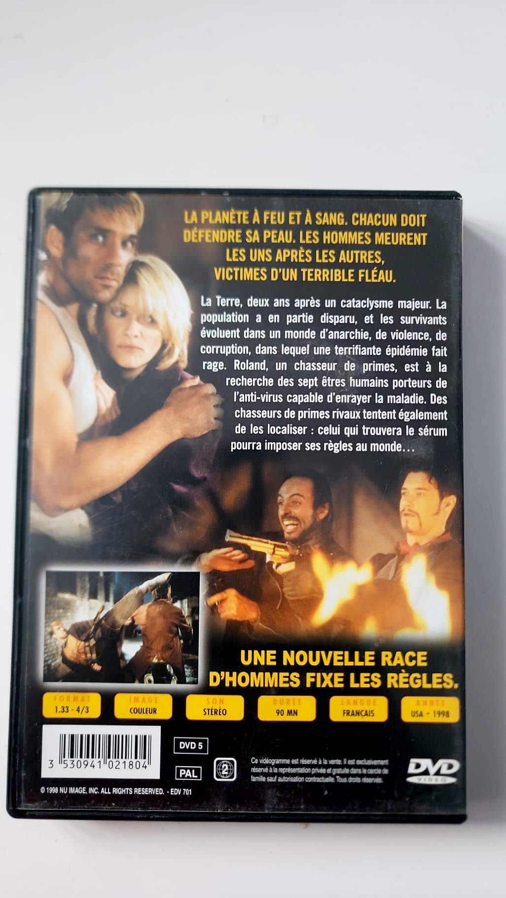 Détail du code-barres EAN 3530941021804 du DVD Cold Harvest Le Virus