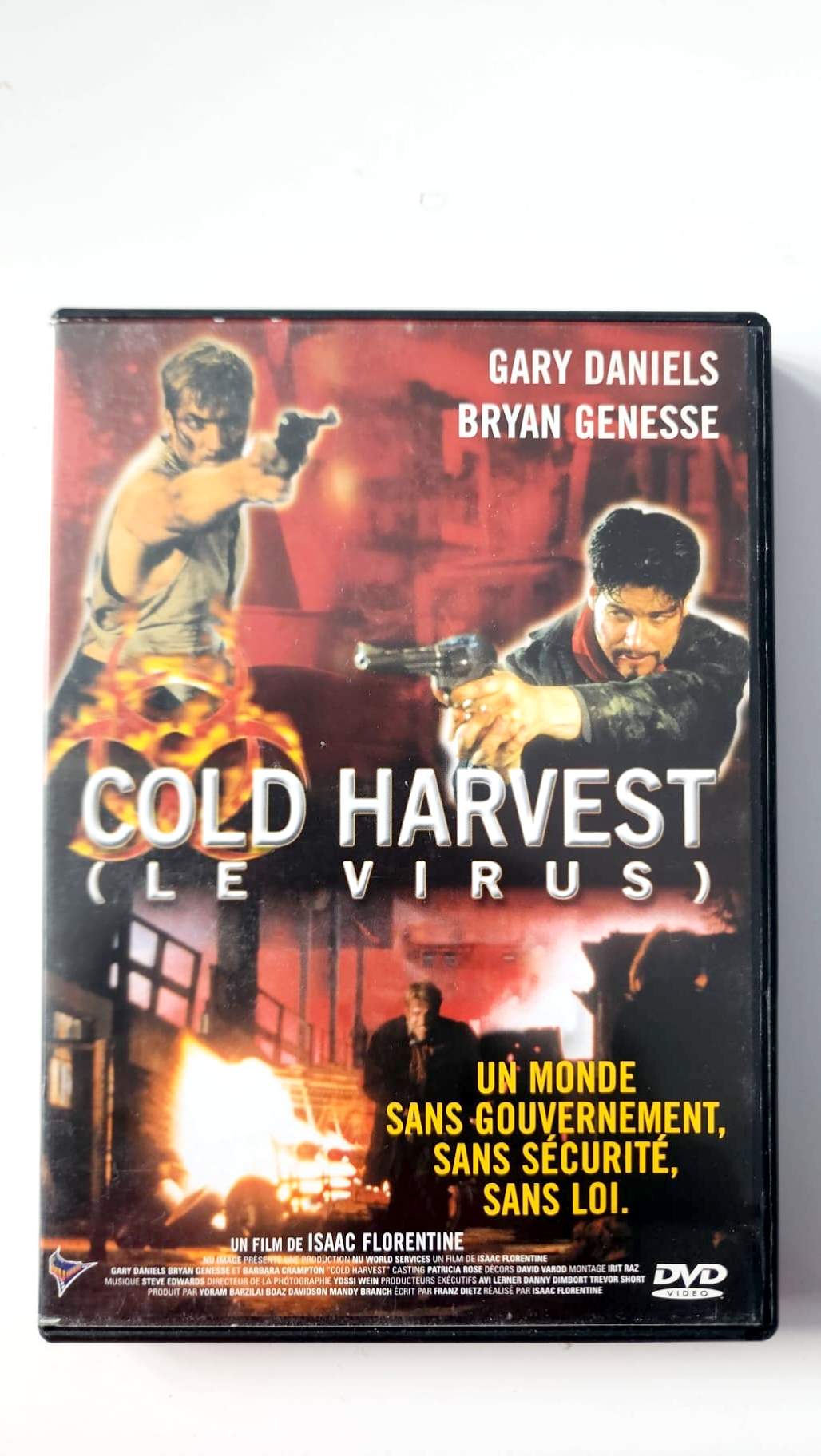 Jaquette avant du DVD Cold Harvest Le Virus avec Gary Daniels et Bryan Genesse