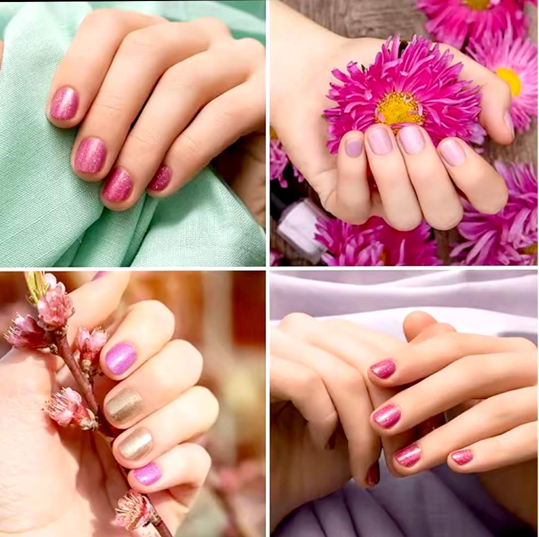 Kit Faux Ongles UV Gel Complet avec Poudre Acrylique, Paillettes et Lampe UV – Coffret Nail Art Manucure Professionnelle DIY – Accessoires Ongles Beauté