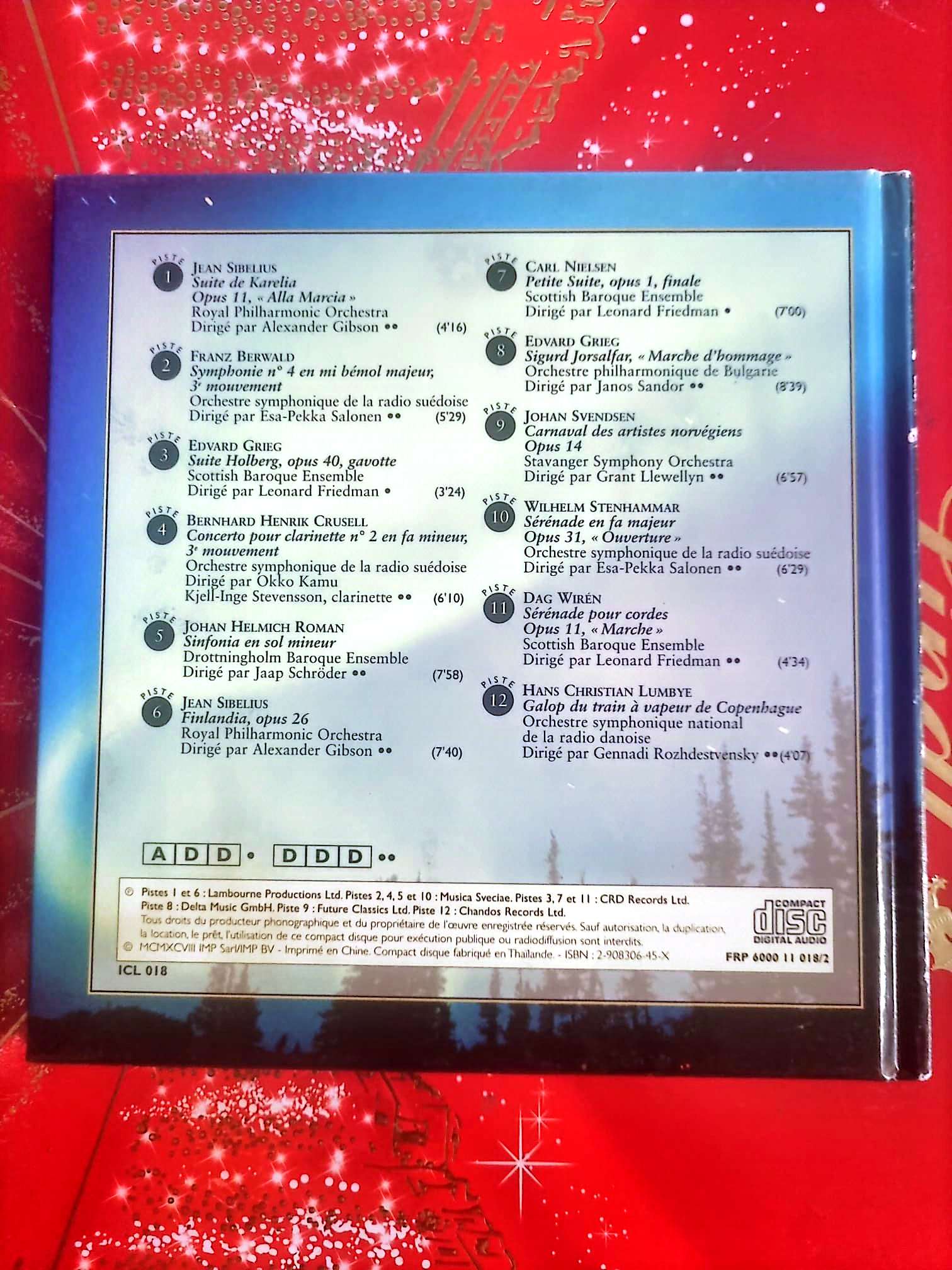 Instants Classiques – Mystères scandinaves – Livre + CD Audio – Musique classique nordique cd livre