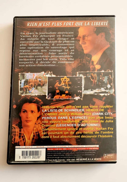Héros de l'Ombre - DVD - Dos de la pochette