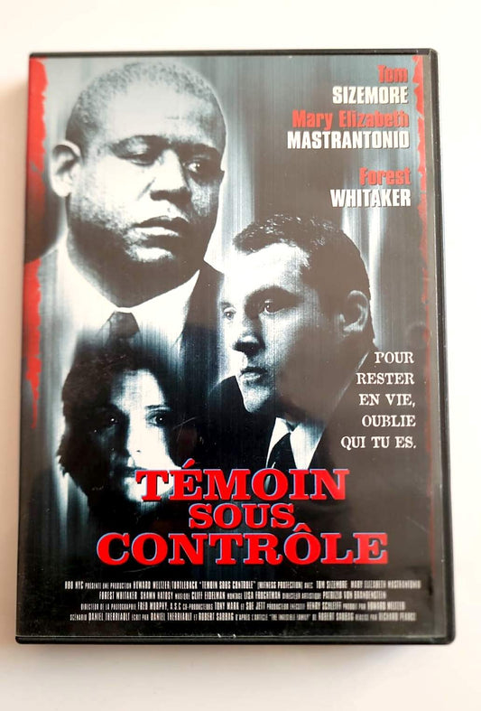 Témoin sous Contrôle DVD - Recto avec Forest Whitaker et Tom Sizemore
