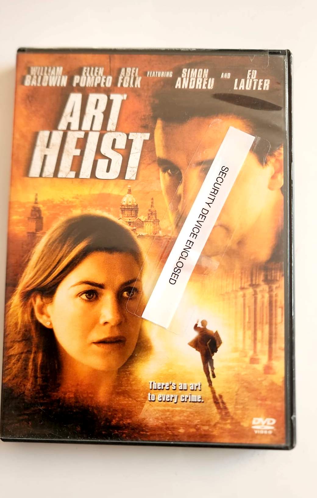 Art Heist DVD - Recto avec William Baldwin et Ellen Pompeo