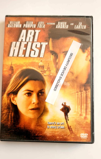Art Heist DVD - Recto avec William Baldwin et Ellen Pompeo