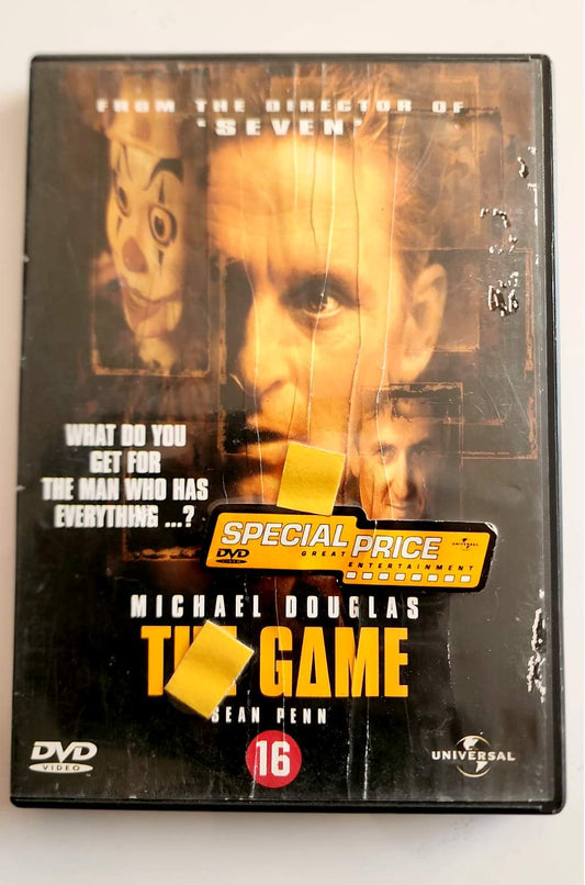 The Game DVD - Recto avec Michael Douglas