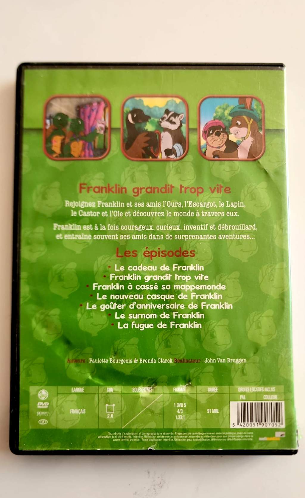 Franklin grandit trop vite - DVD - Code-barres