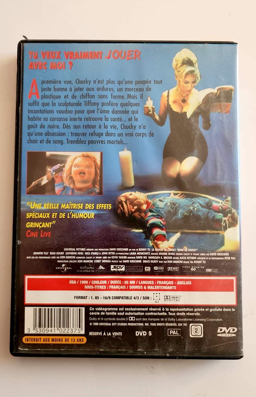 La Fiancée de Chucky - DVD