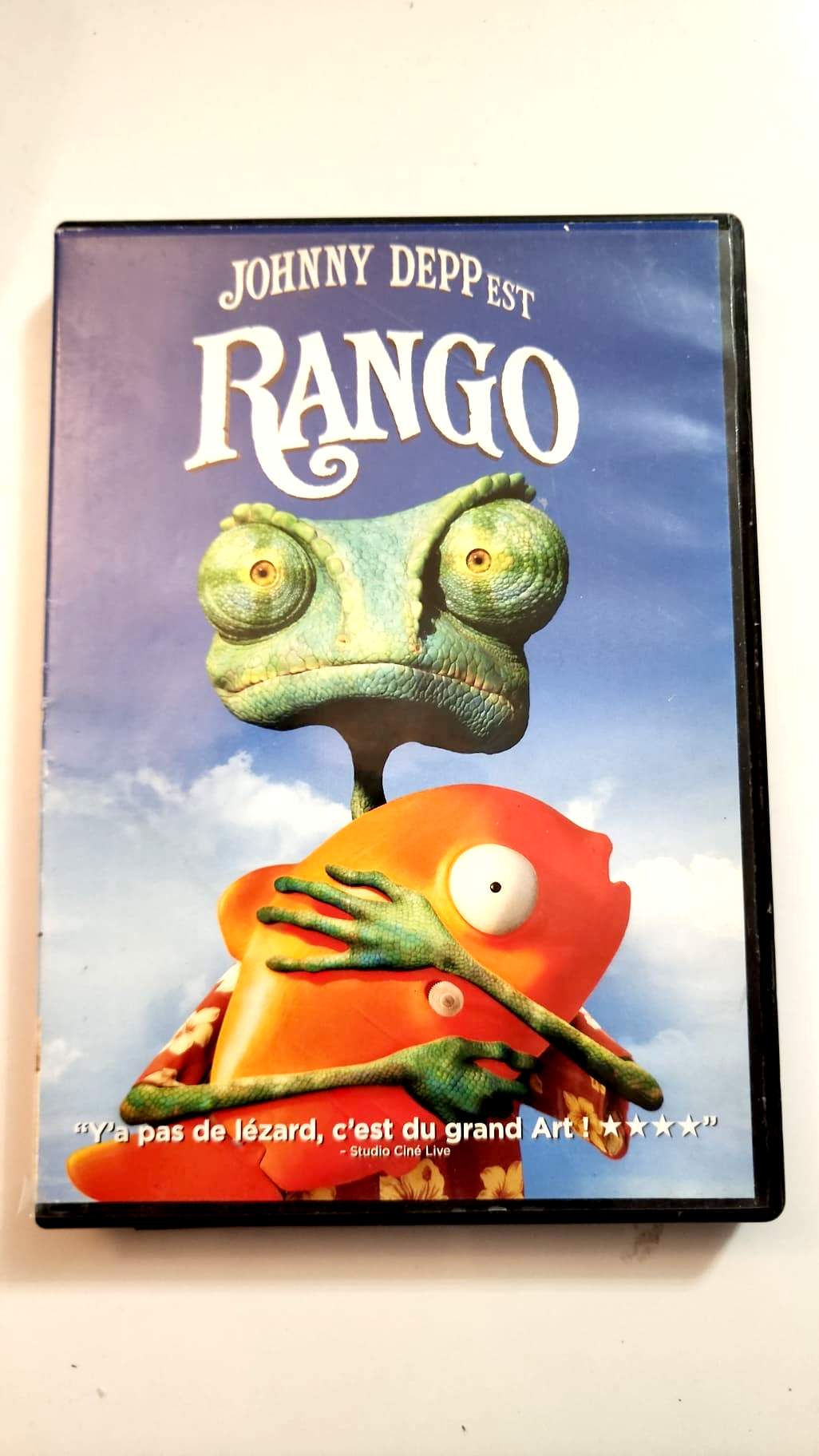Rango - DVD - Dos de la pochette