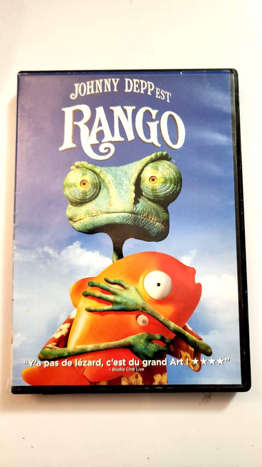 Rango - DVD - Dos de la pochette