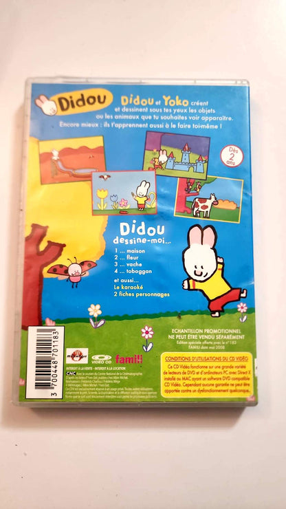 Didou Dessine-moi Une Vache - DVD - Dos de la pochette