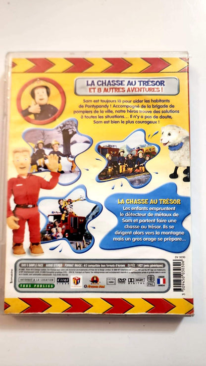 Sam le Pompier Vol. 2 La Chasse au Trésor - DVD - Dos de la pochette