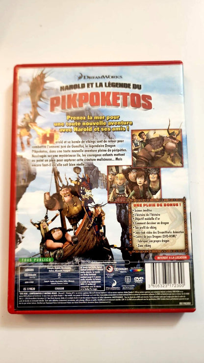 Harold et la Légende du Pikpoketos - DVD - Dos de la pochette