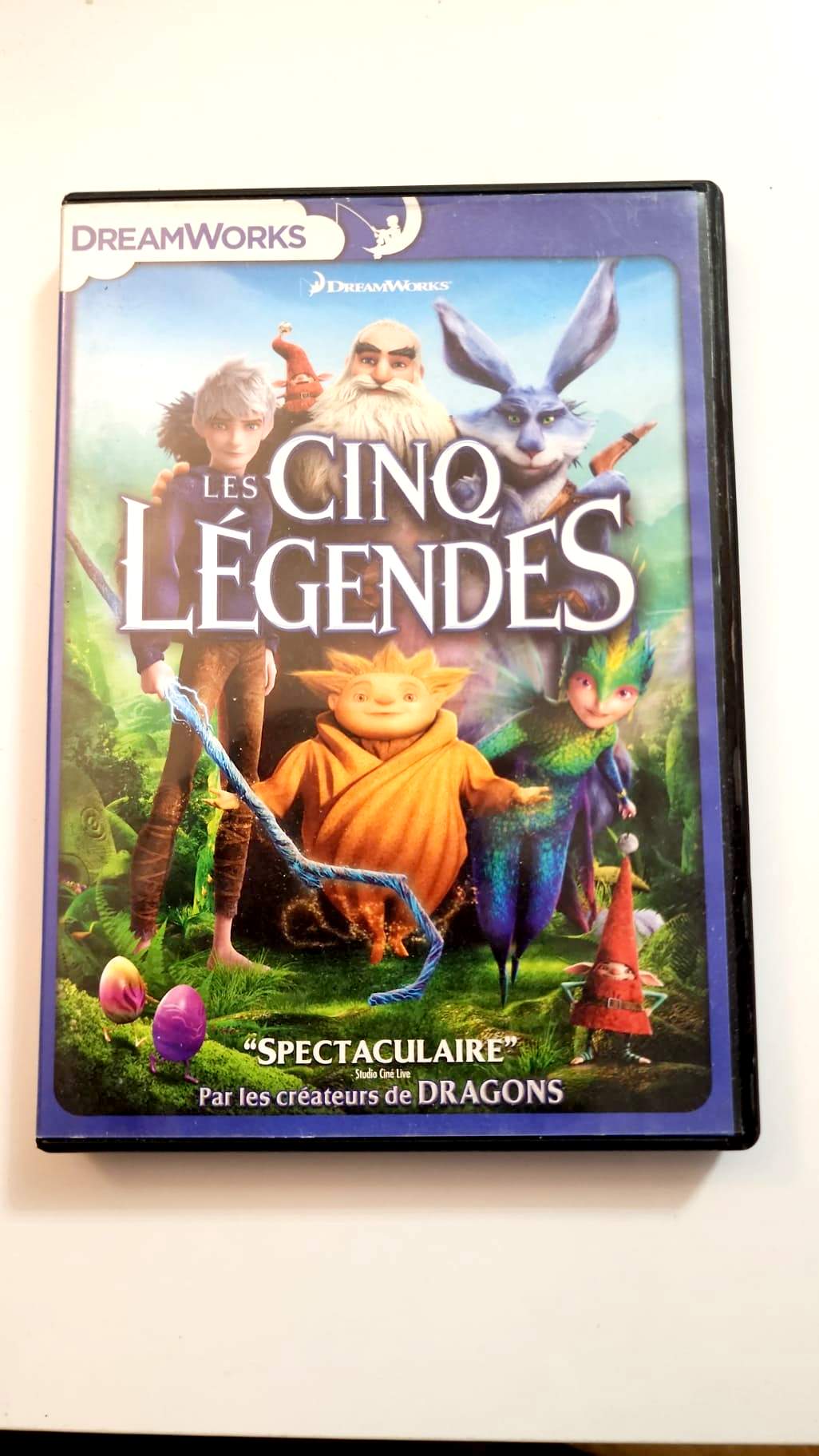 Les Cinq Légendes - DVD - Pochette avant