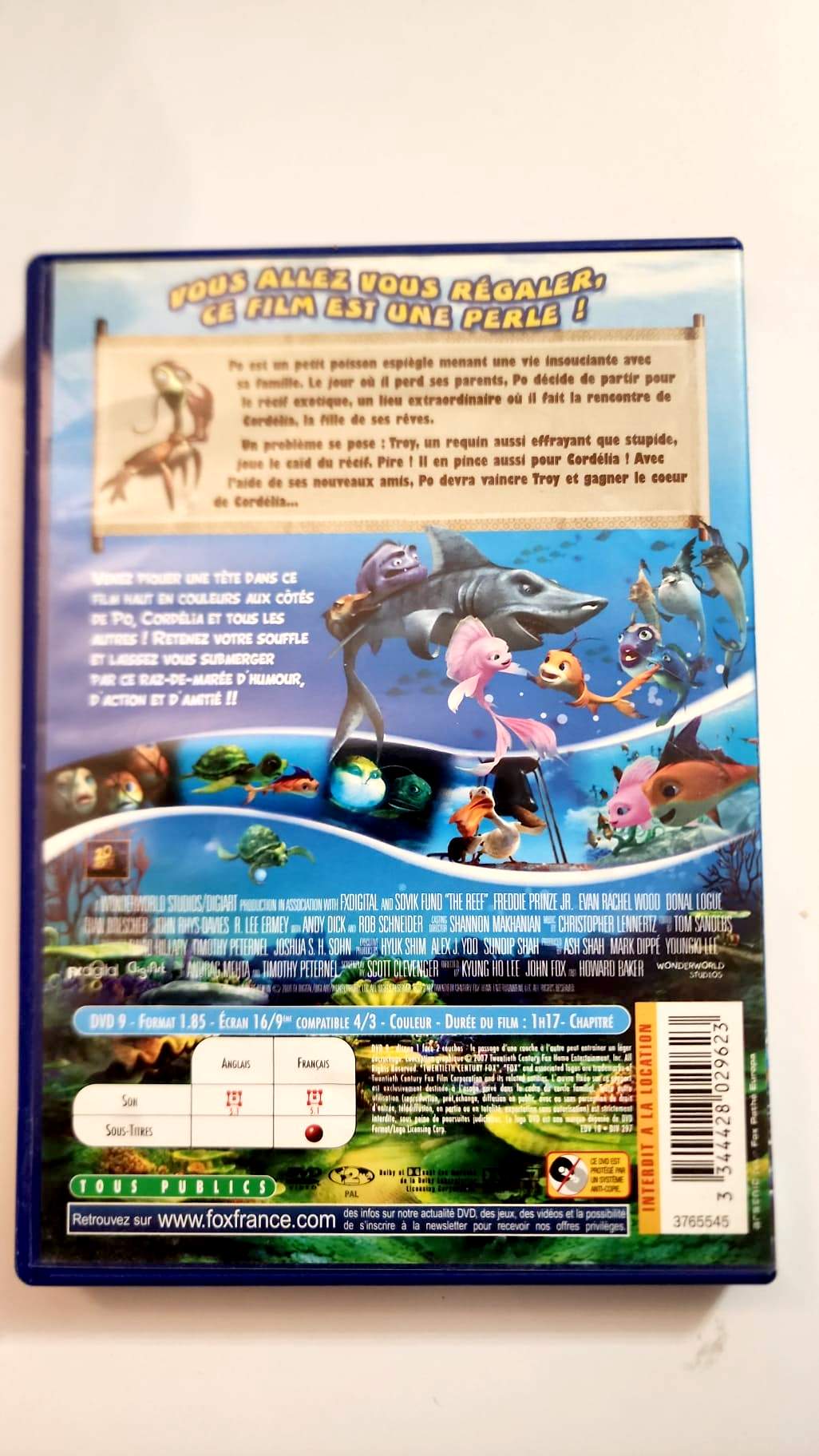 Festin de Requin - DVD - Dos de la pochette