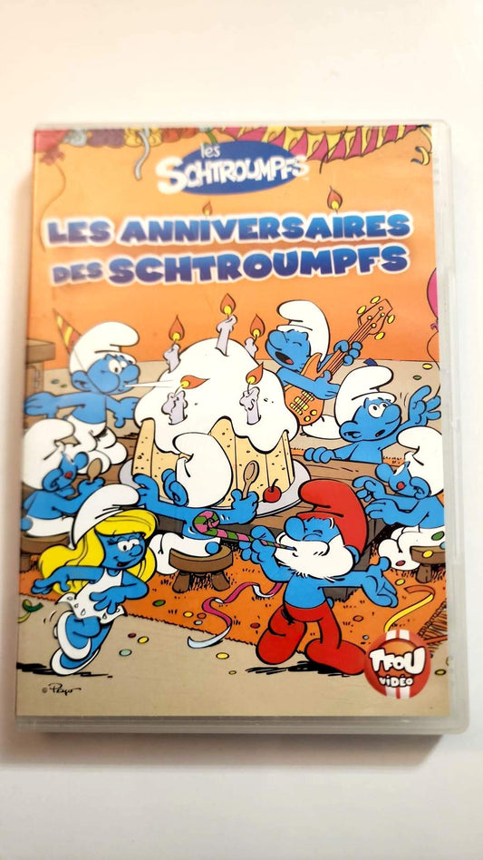 Les Anniversaires des Schtroumpfs - Pochette DVD recto