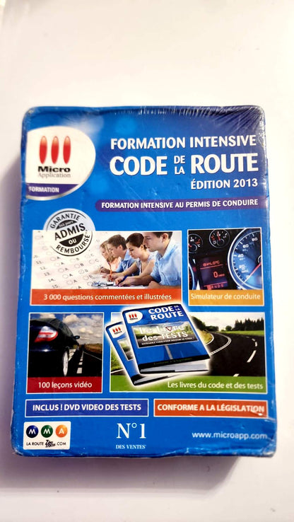 Code de la route Formation intensive édition 2013, coffret Micro Application avant