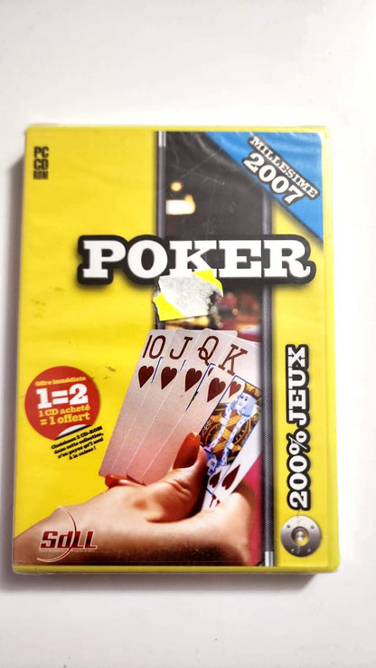 Face avant Poker Millésime 2007 SdLL CD-ROM PC