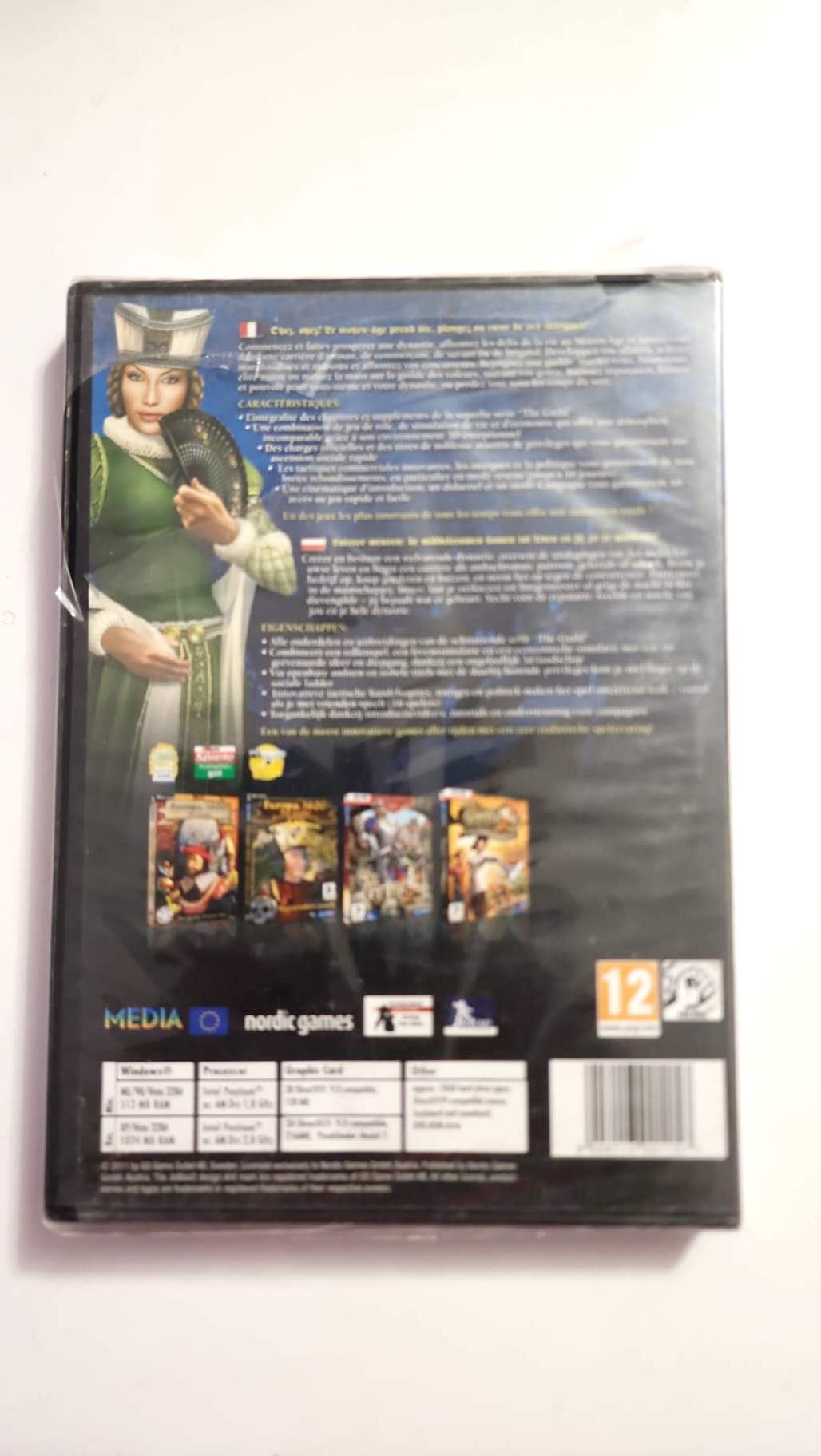 Dos de la jaquette The Guild Universe PC