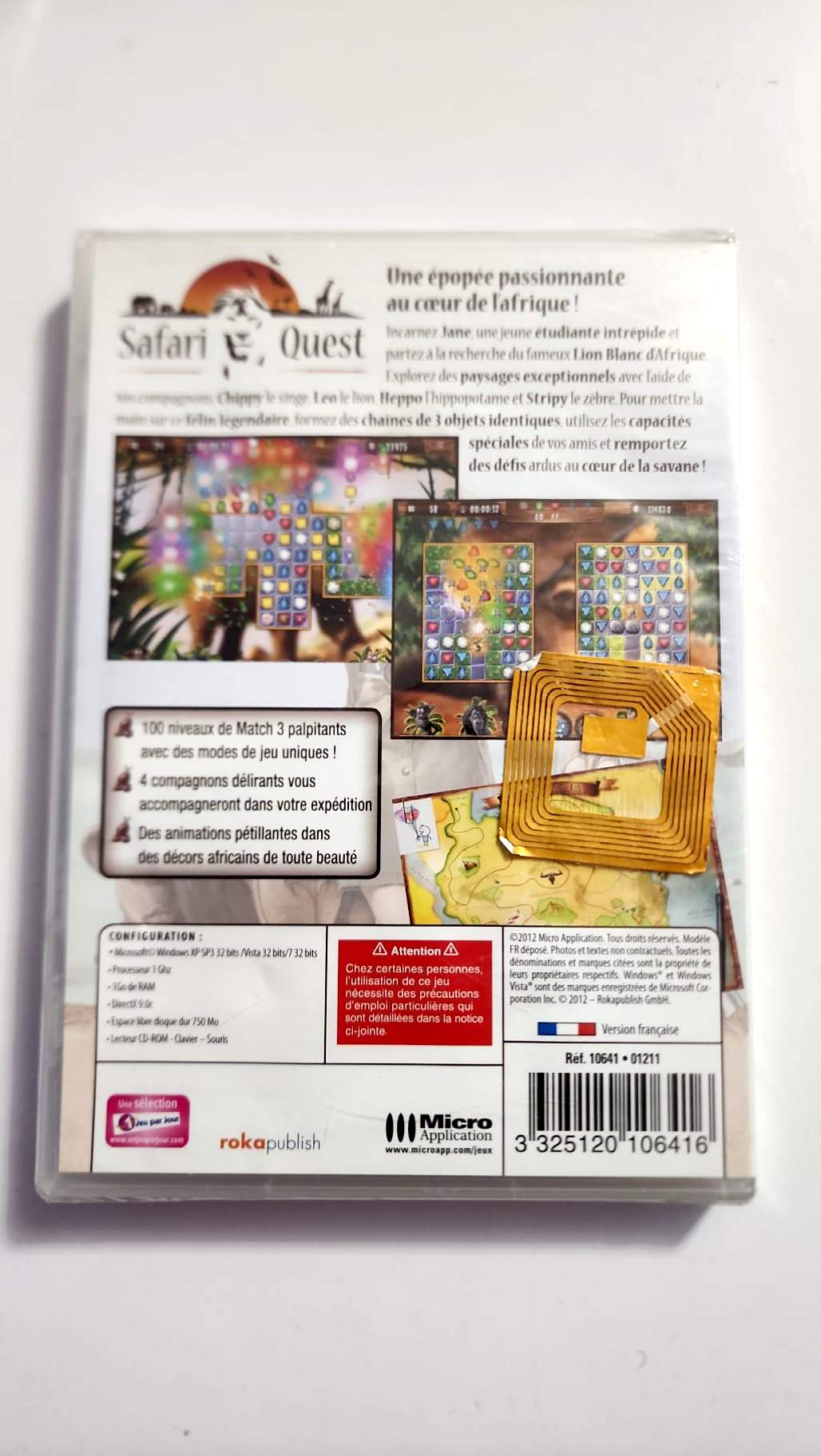 Safari Quest, code-barres 3325120106416 et référence 10641