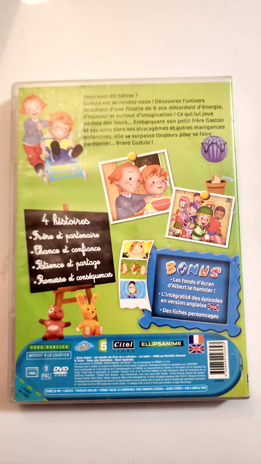 Bravo Gudule Frère et Partenaire - Pochette DVD verso