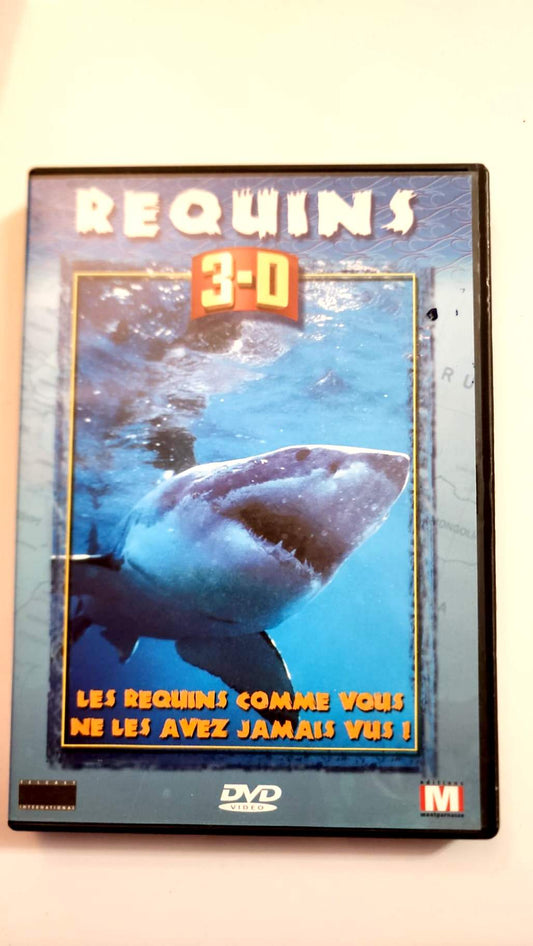 Requins 3-D DVD - Pochette avant