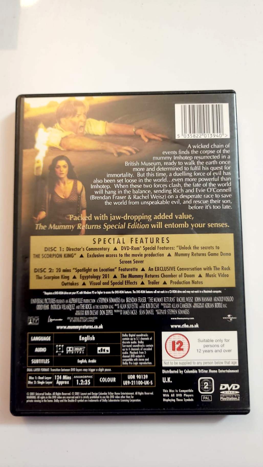 The Mummy Returns - Special Edition DVD (2 Disques)