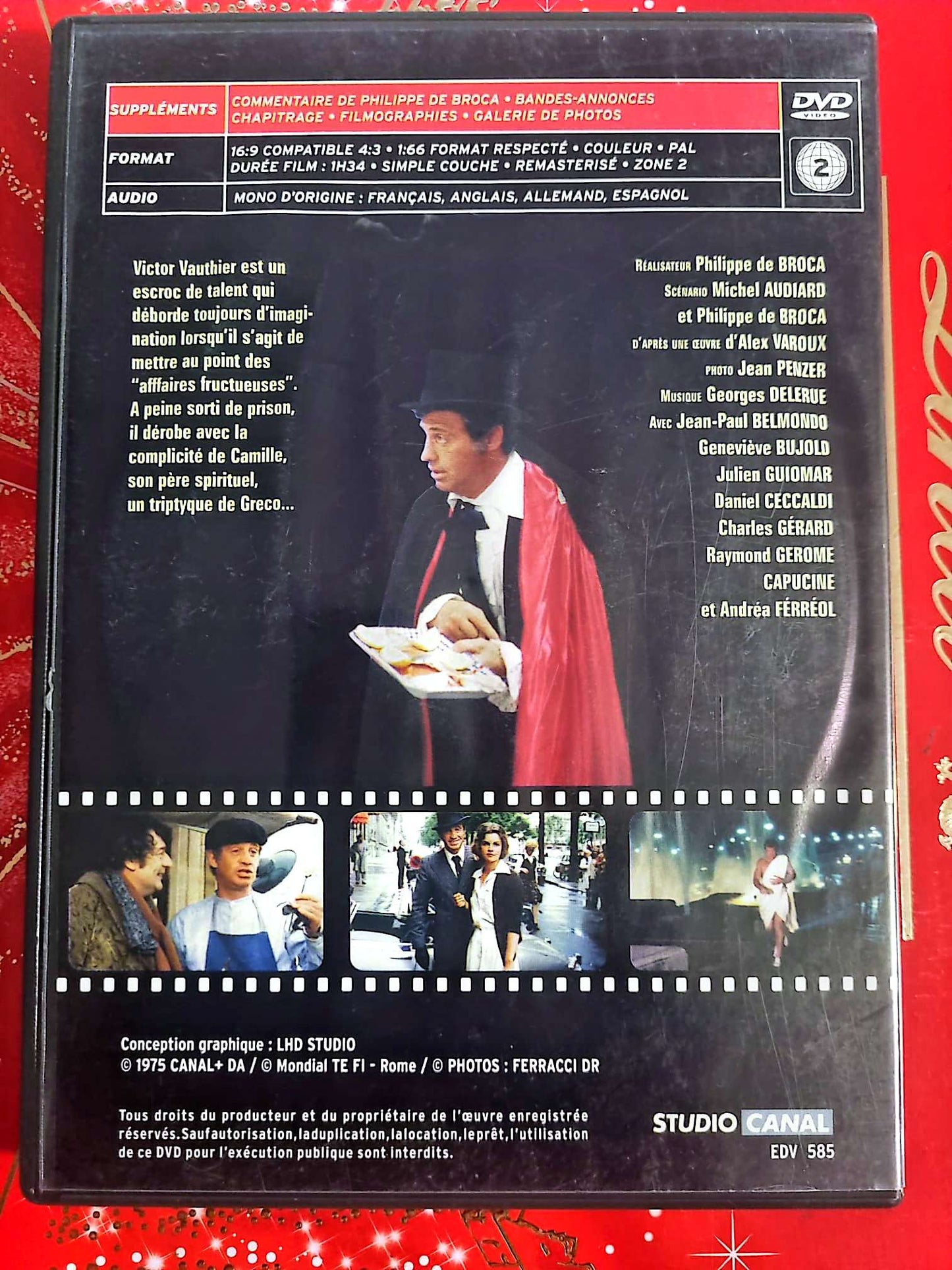 L’Incorrigible – DVD Remasterisé – Jean-Paul Belmondo – Belmondo Collection dvd