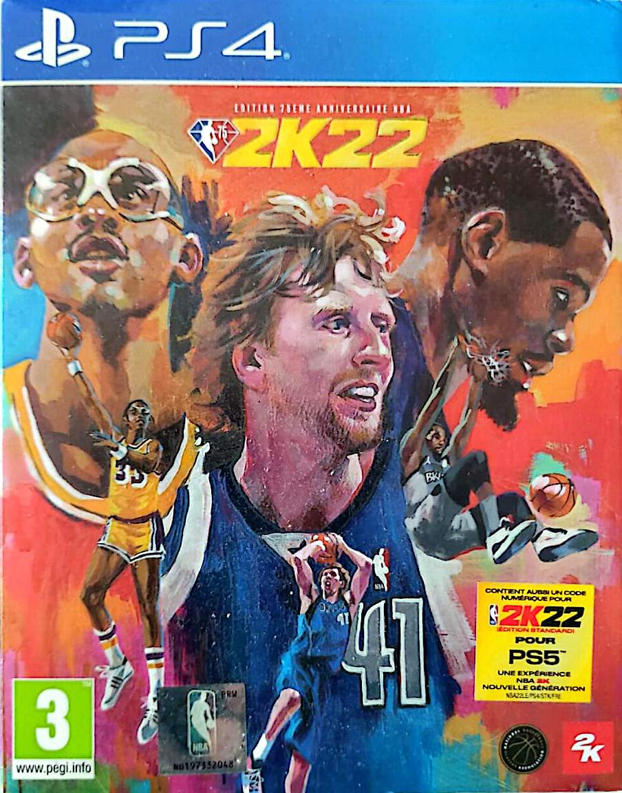 NBA 2K22 PS4 Jeu de Basket-Ball Simulation Sportive Édition 75th Anniversary PlayStation 4 2K Games
