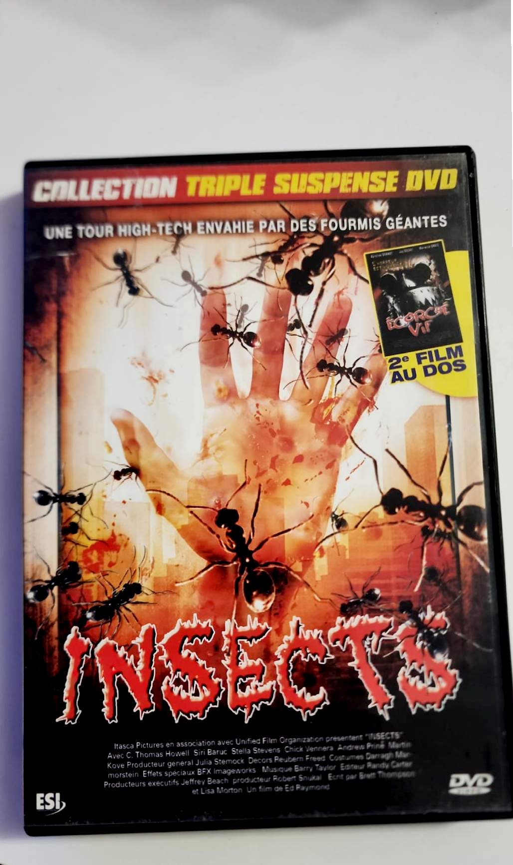 Insects + Écorché Vif - Collection Triple Suspense DVD - 2 Films