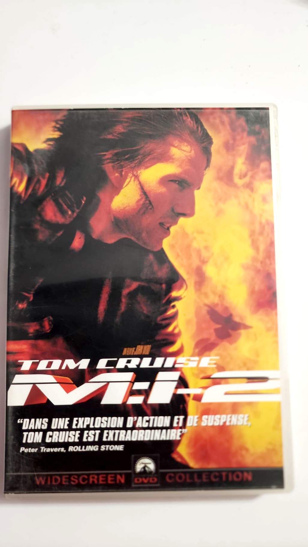 Jaquette arrière du DVD Mission Impossible 2 avec synopsis et bonus