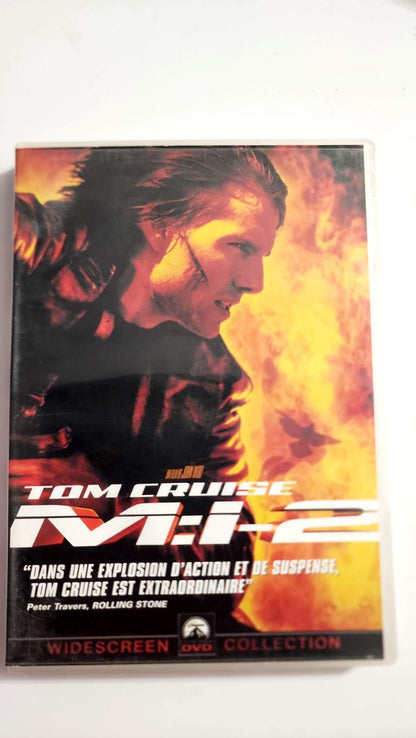 Jaquette arrière du DVD Mission Impossible 2 avec synopsis et bonus