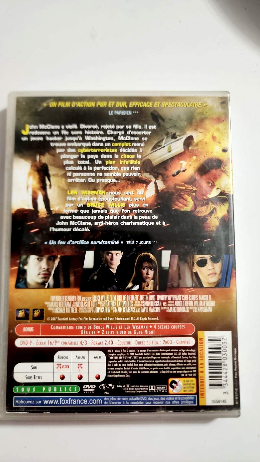 EAN 3344428030032 de Die Hard 4 DVD