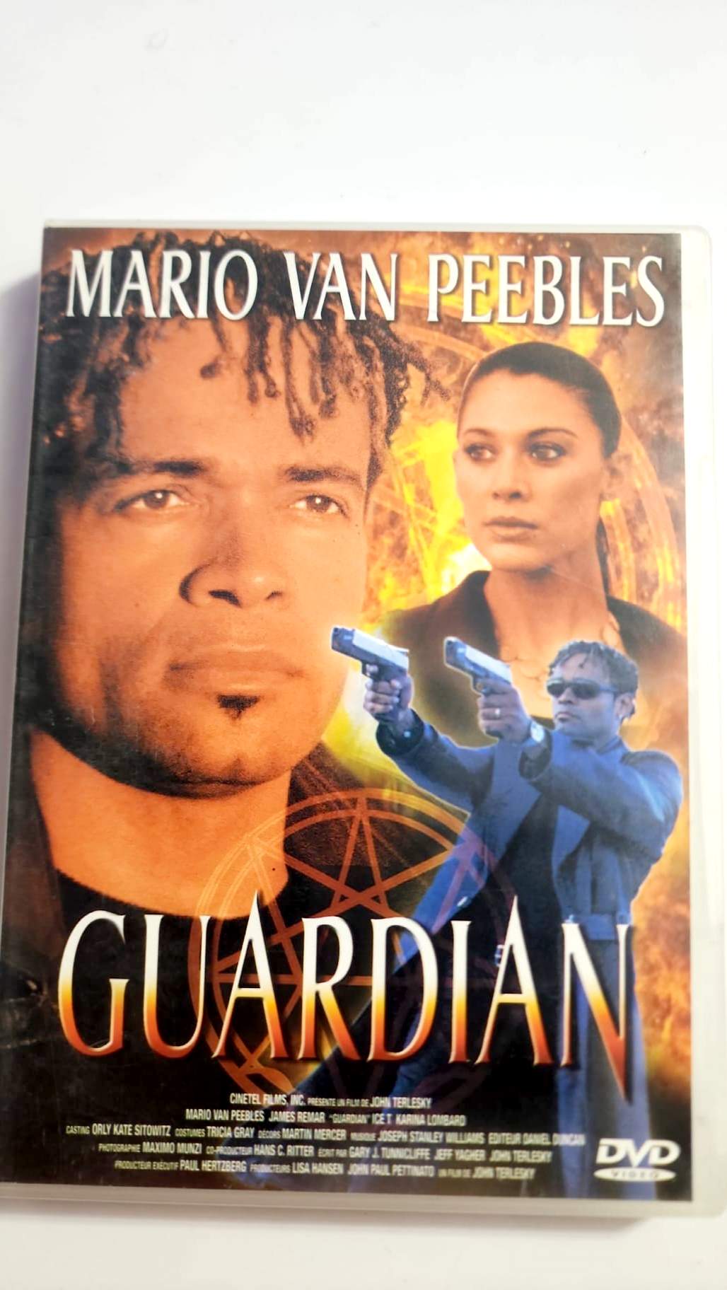 Jaquette avant du DVD Guardian avec Mario Van Peebles