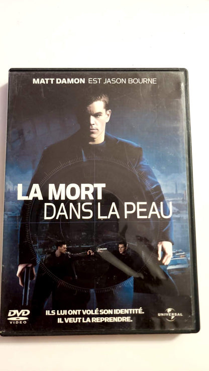 Jaquette avant du DVD La Mort dans la peau avec Matt Damon, édition Universal