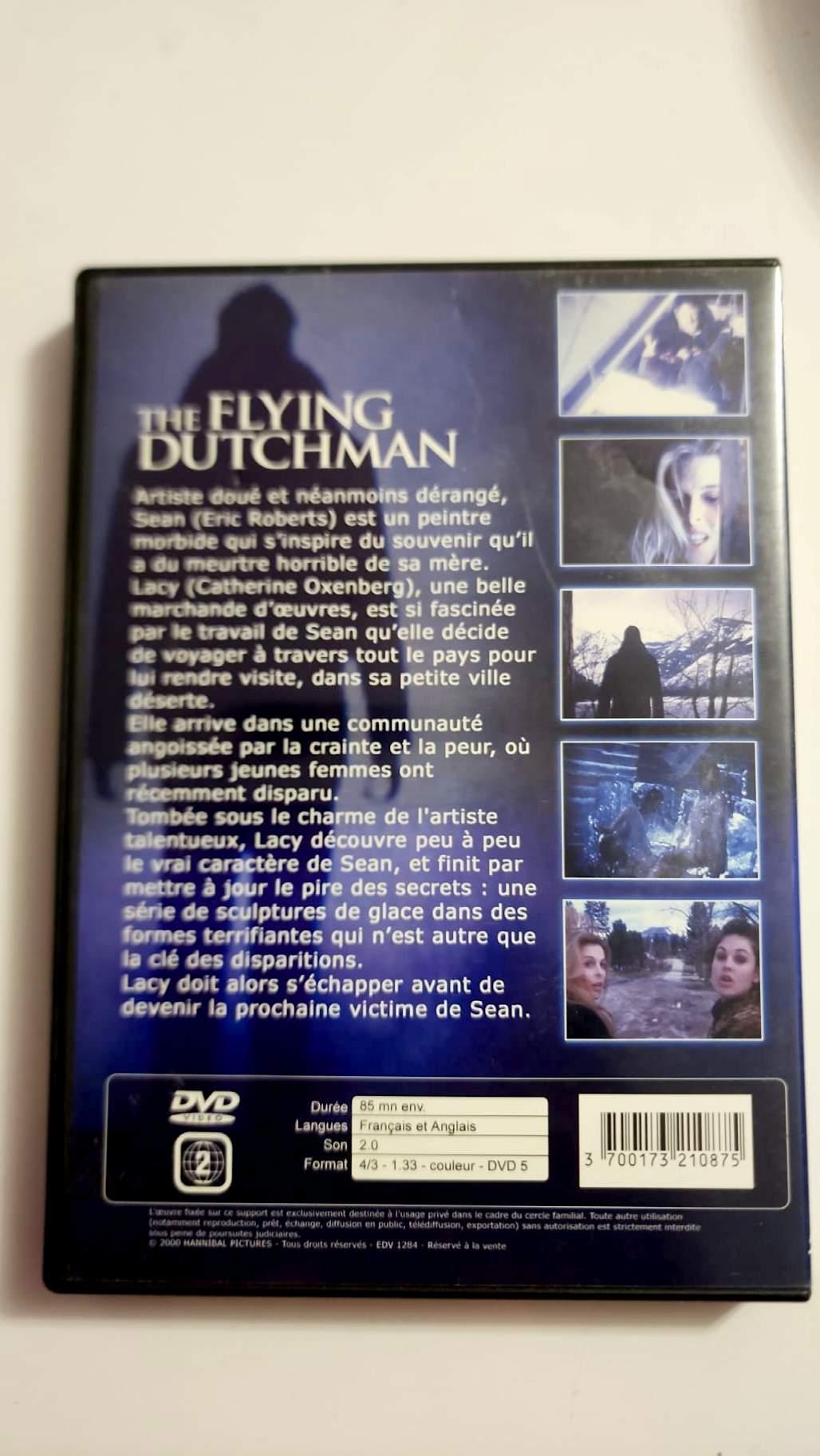 Jaquette arrière The Flying Dutchman, détails du DVD