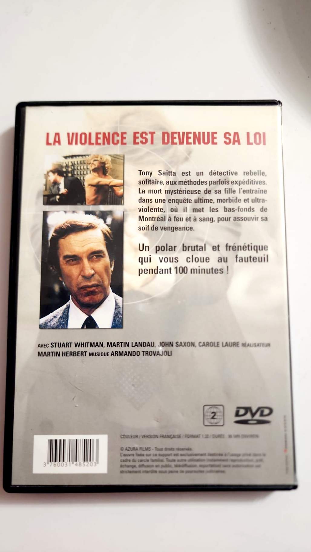 Jaquette arrière Spécial Magnum DVD Azura Films